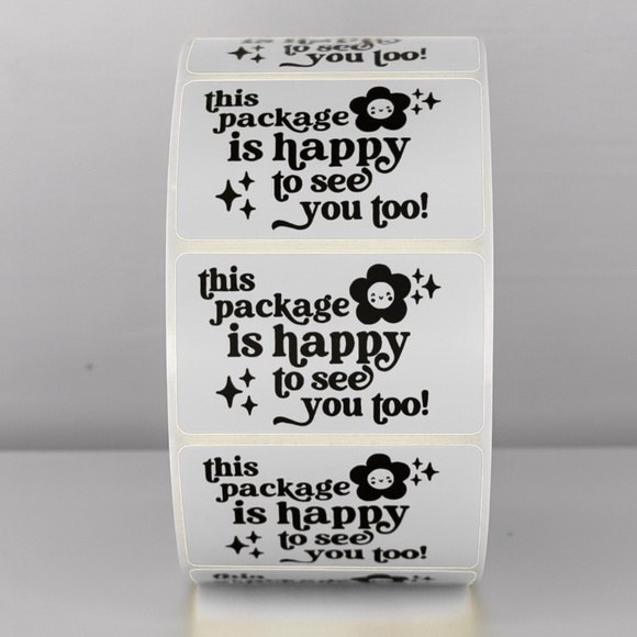 This Package Is Happy To See You Too Sticker | 8 COLORS TO CHOOSE FROM - Picture 10 of 11